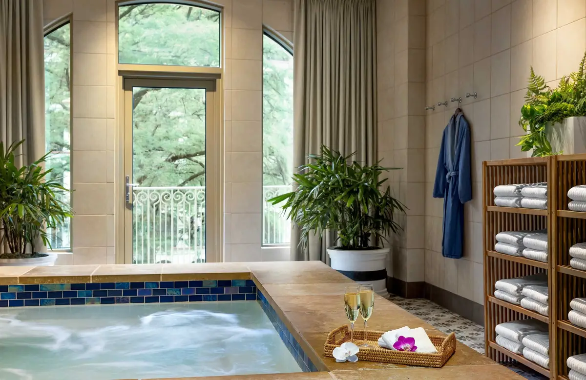 Shared indoor hot tub at Mokara Hotel Spa San Antonio