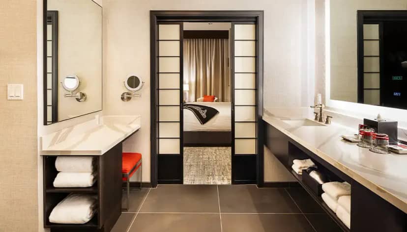 Private in-room jacuzzi tub for the Grand Asian Suite at Tulalip Resort Casino