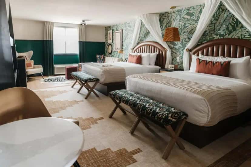 In-room hot tub at Uncommoner Hotel by Reverie Boutique Collection in West Yarmouth, MA