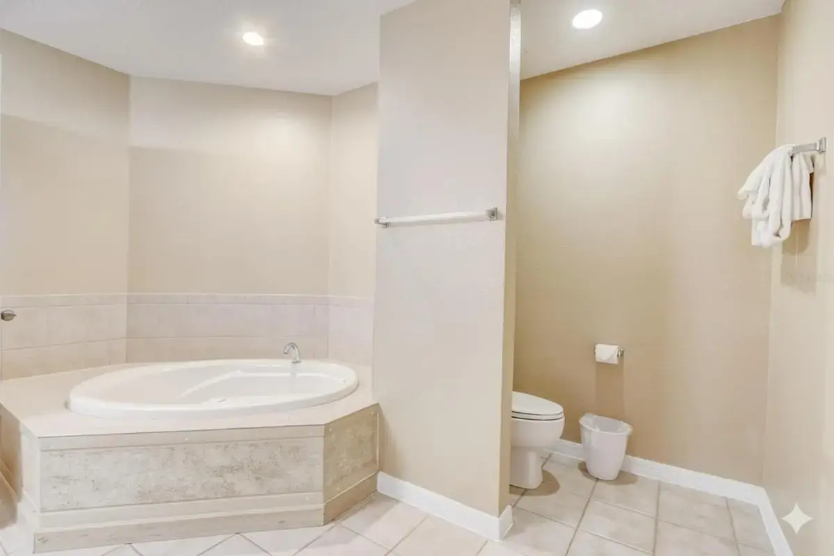 In-room hot tub at Villa Near Disney in Orlando, FL