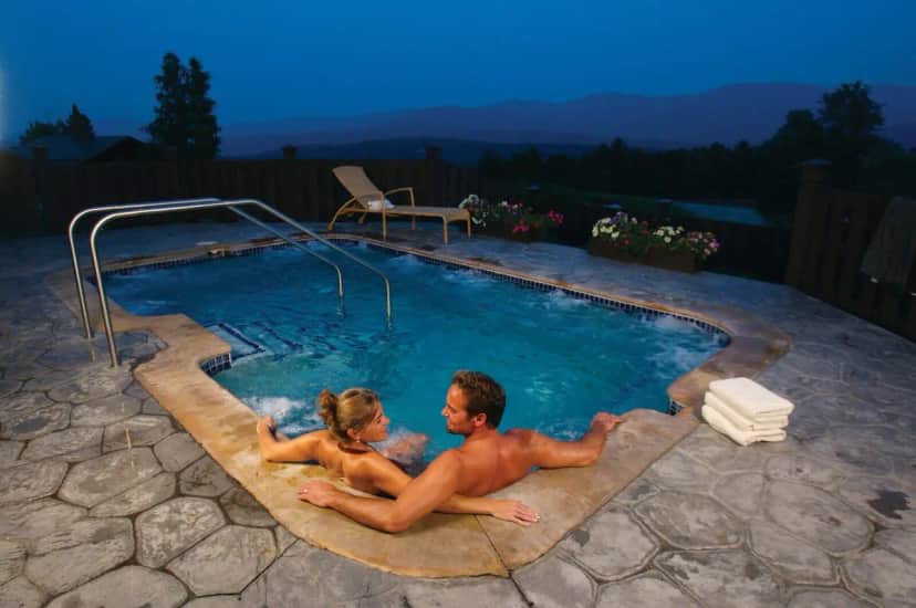 Von Trapp Family Lodge & Resort Private outdoor hot tub