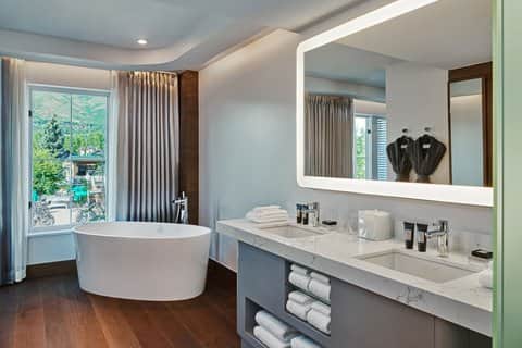 Private in-room jacuzzi at W Aspen