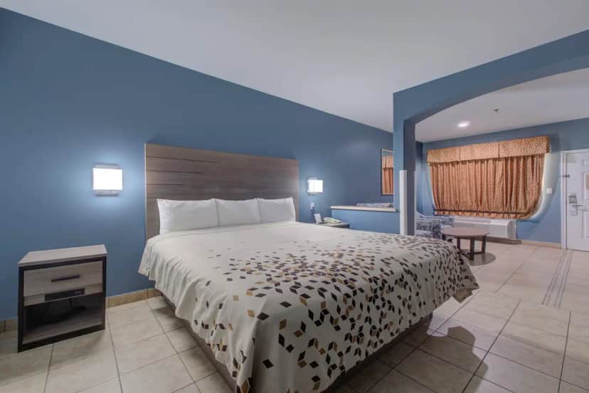 Private in-room jacuzzi at Weslaco Inn