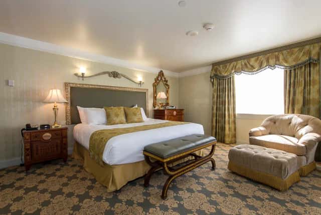 West Baden Springs Hotel — guest room