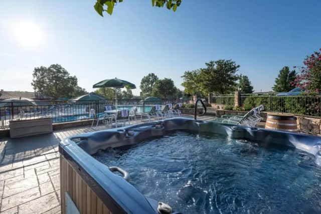 Private in-room hot tub at Westgate Branson Woods Resort