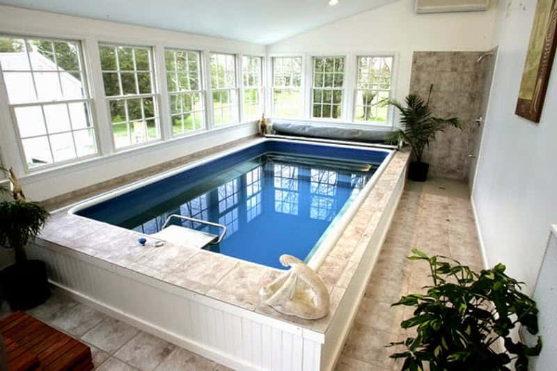 Shared indoor hot tub at Whalewalk Inn & Spa in Eastham, MA