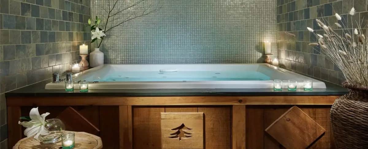 Whiteface Lodge Private in-room jacuzzi tub