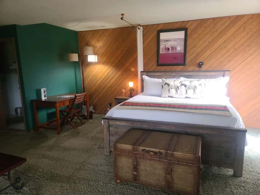 Private outdoor hot tub at Wildwood Farm Bed and Breakfast in Oak Harbor, WA