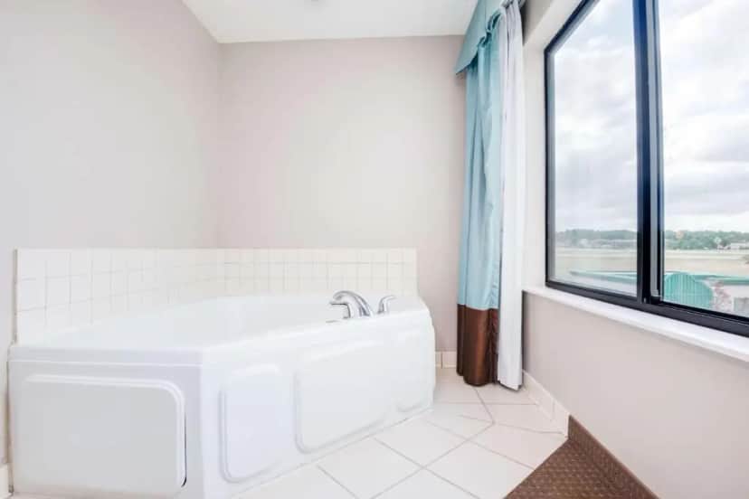 Private in-room jacuzzi tub in the Deluxe King Suite - Non-Smoking at Wingate by Wyndham Gillette