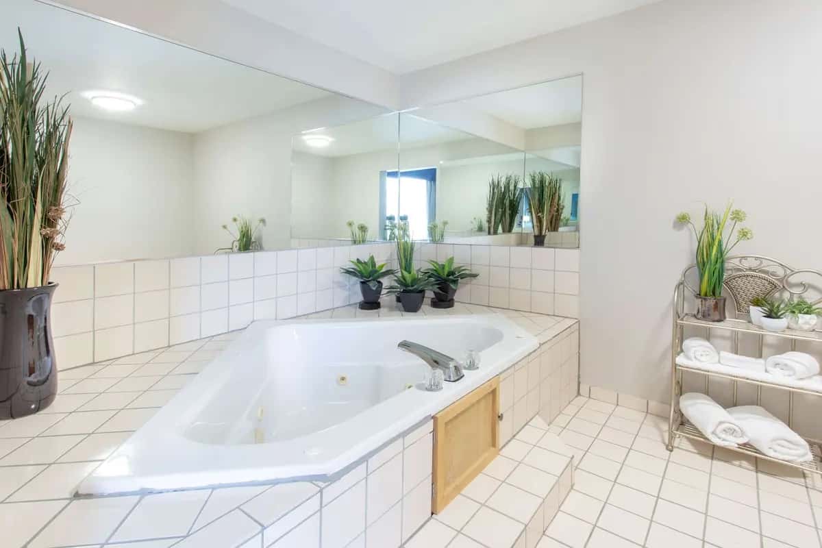 Private in-room jacuzzi tub at Wingate by Wyndham Indianapolis Airport Plainfield