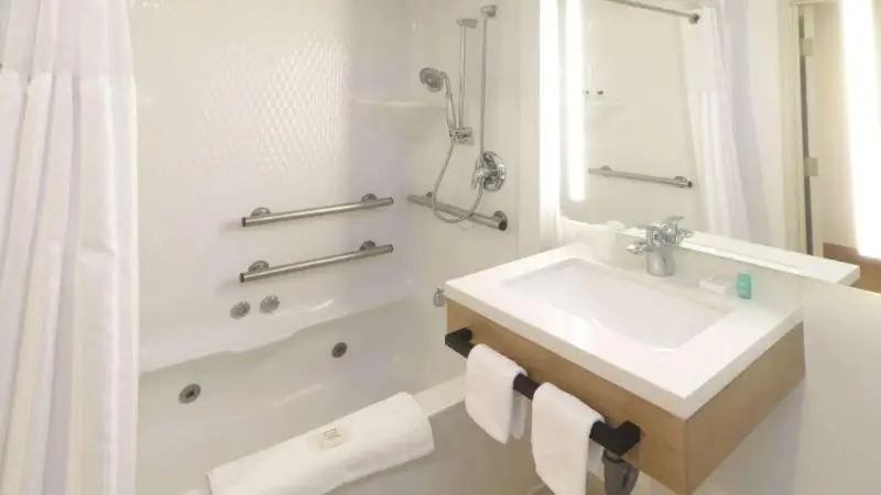 In-room hot tub at Wyndham Garden McAllen At La Plaza Mall in McAllen, TX
