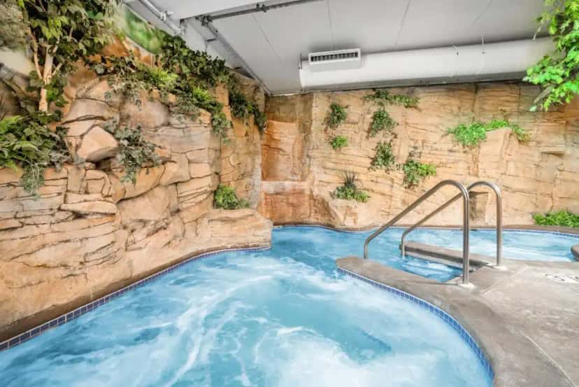 Shared indoor hot tub at Wyndham Garden Otsego-Minneapolis in Monticello, IN