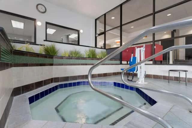 Private in-room hot tub at Wyndham Minneapolis South/Burnsville