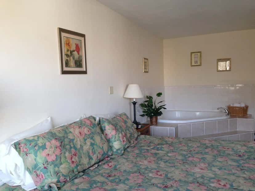 In-room hot tub at Yarmouth Resort in West Yarmouth, MA