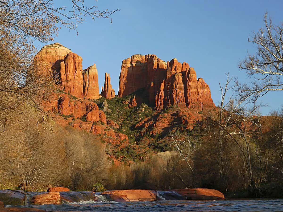 Cathedral Rock red rock formation in Sedona, Arizona