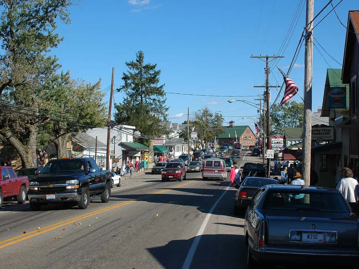 Rolling farmland in Ohio's Amish Country