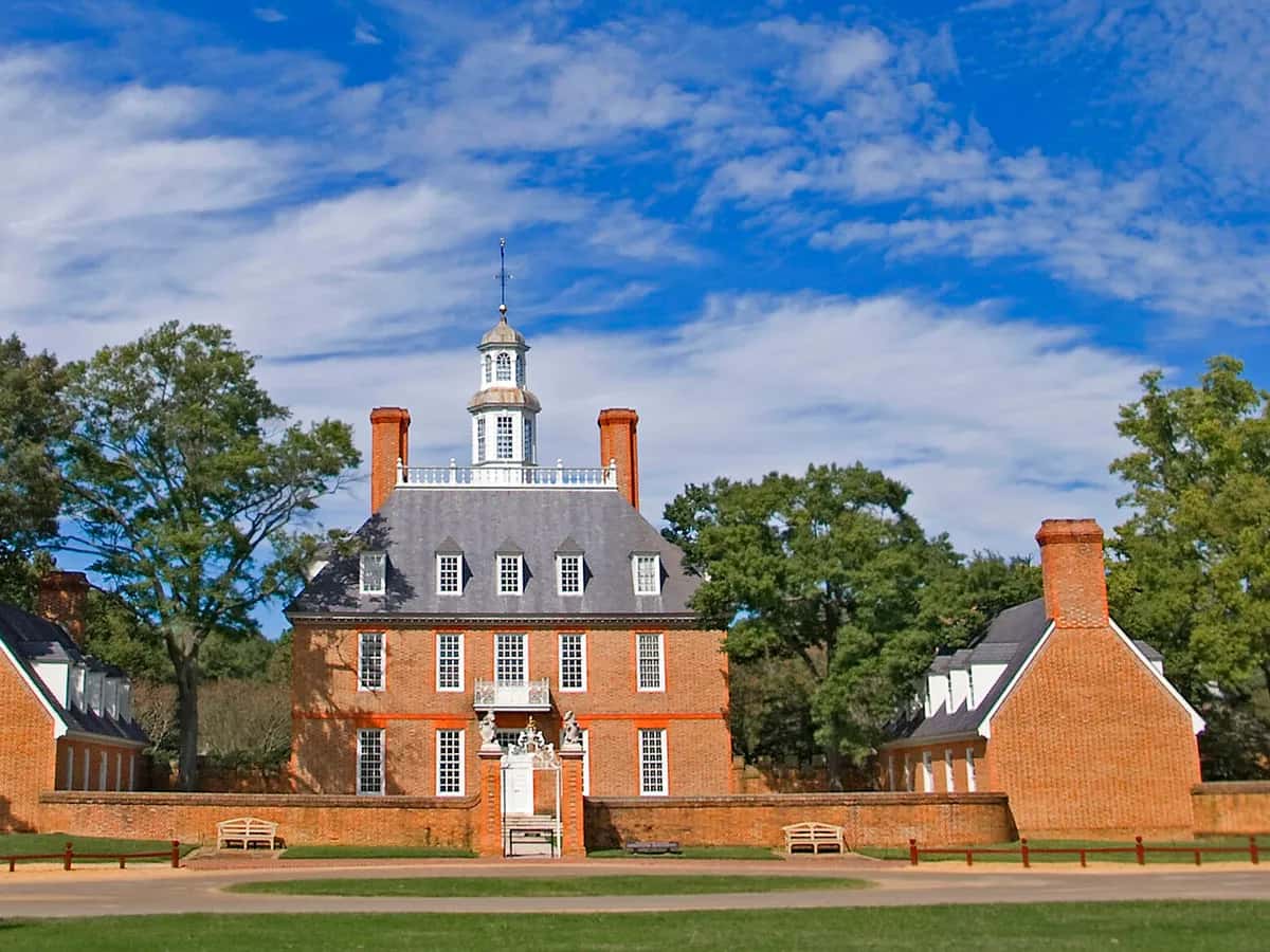 The Governor's Palace in Colonial Williamsburg