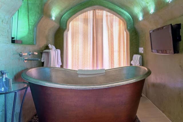 Private in-room hot tub