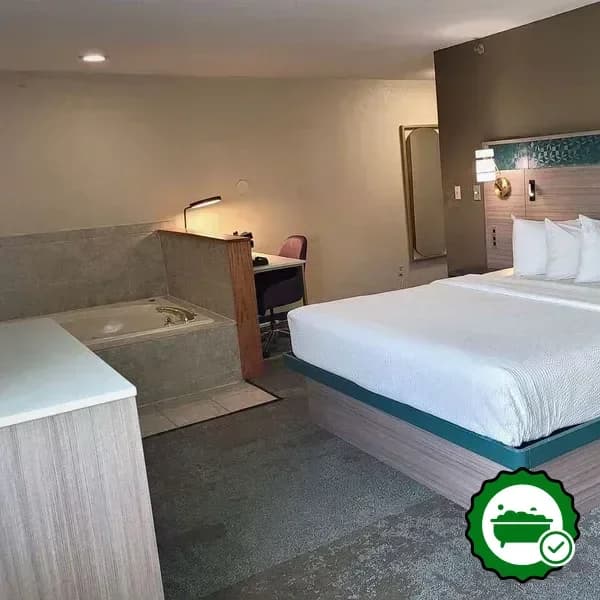 Private in-room hot tub