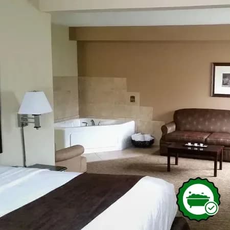 Private in-room hot tub