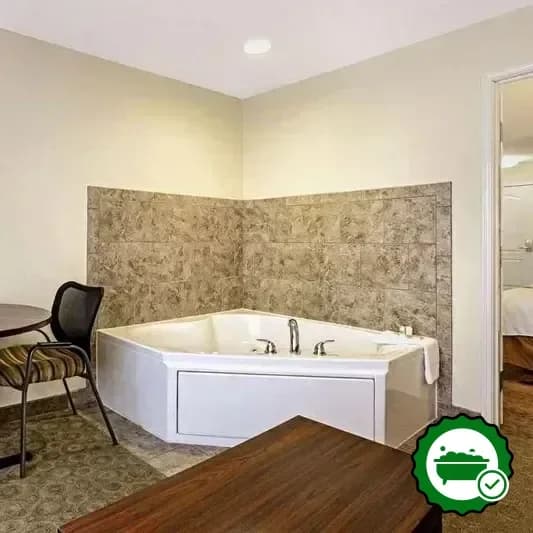 Private in-room hot tub