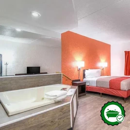 Private in-room hot tub