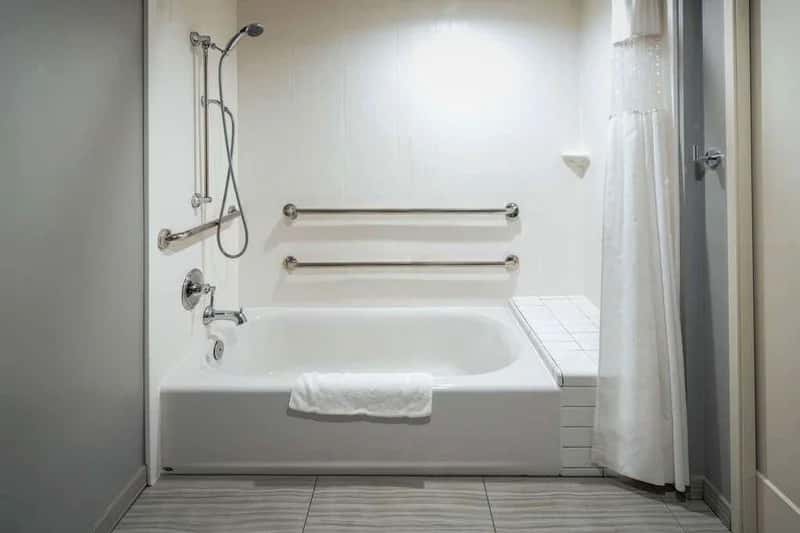 Deep soaking tub at Ramada by Wyndham Burbank Airport in Burbank, CA
