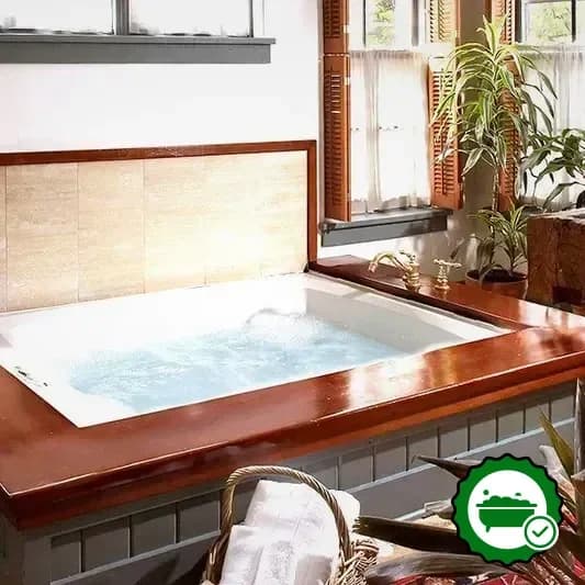 Private in-room hot tub
