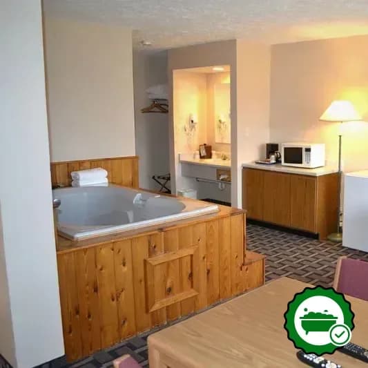 Private in-room hot tub