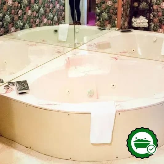 Private in-room hot tub