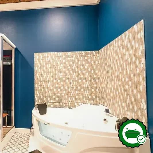 Private in-room hot tub
