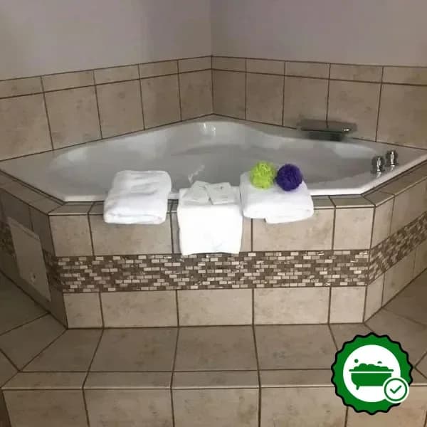 Private in-room hot tub