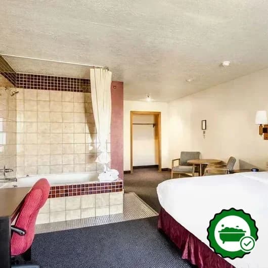 Private in-room hot tub