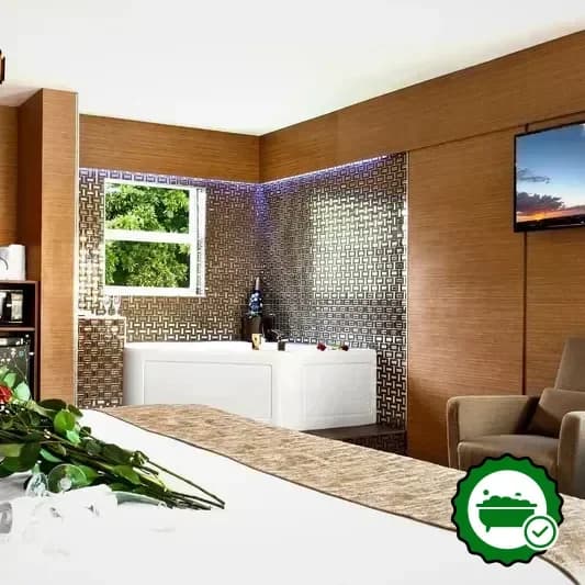 Private in-room hot tub