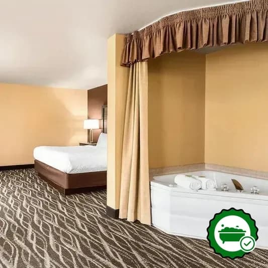 Private in-room hot tub