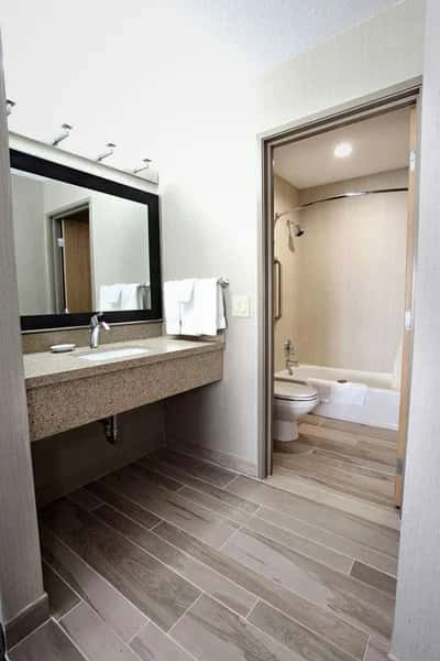 Private in-room hot tub