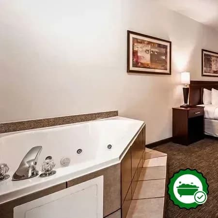 Private in-room hot tub