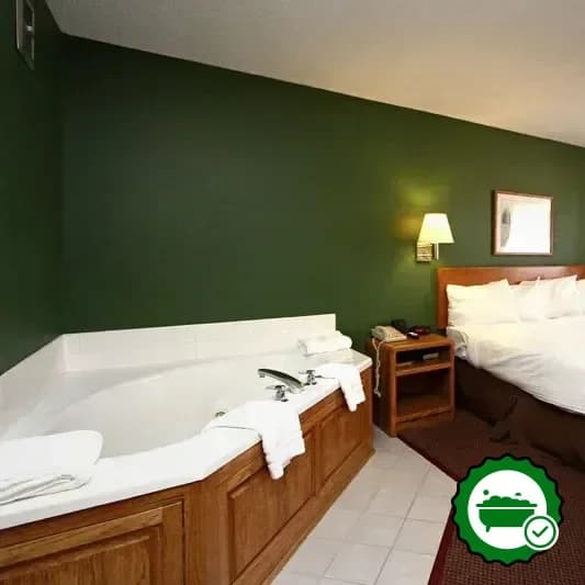 Private in-room hot tub