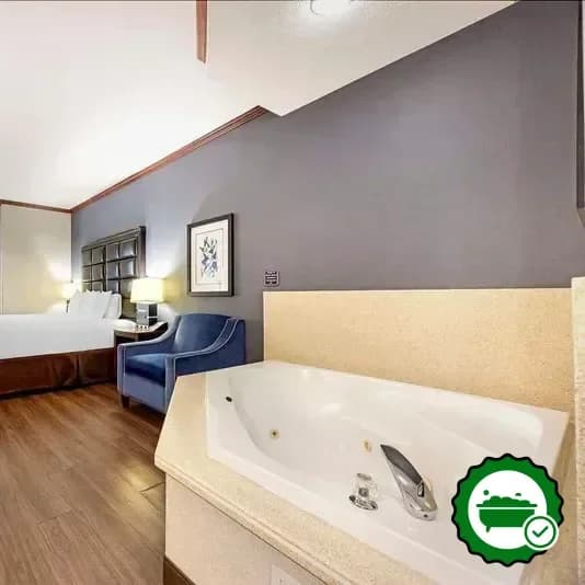 Private in-room hot tub