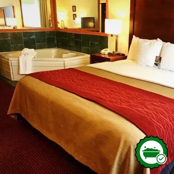 Private in-room hot tub