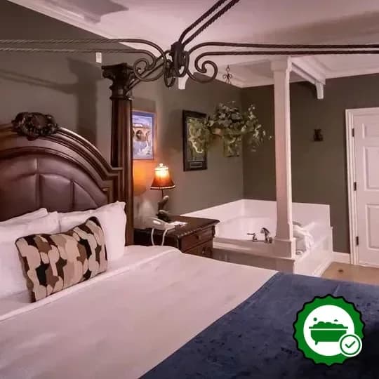 Private in-room hot tub