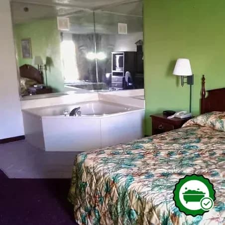 Private in-room hot tub
