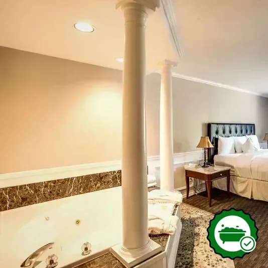 Private in-room hot tub