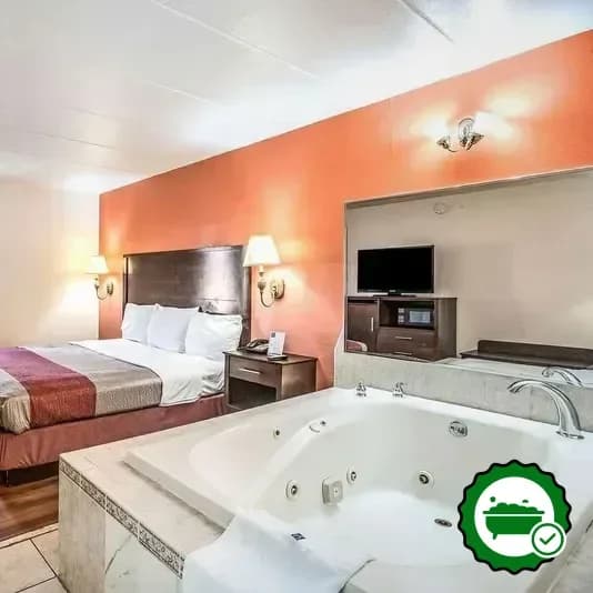 Private in-room hot tub