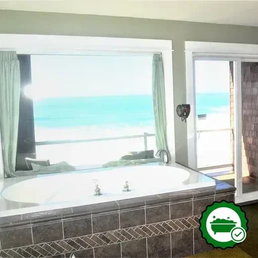Private in-room hot tub
