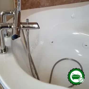 In-room jacuzzi tub at Inntiquity, A Country Inn in Logansport, IN