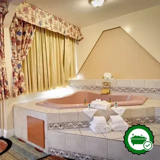 Private in-room hot tub
