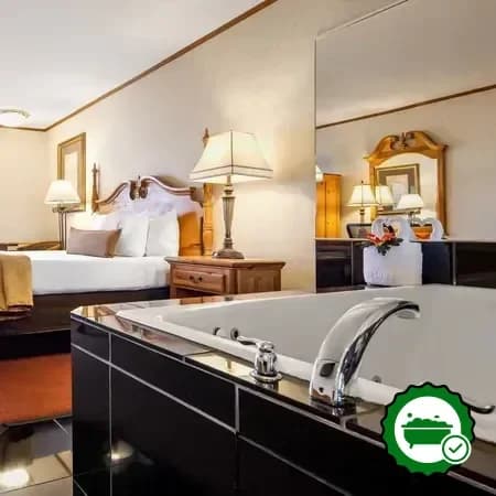 Private in-room hot tub