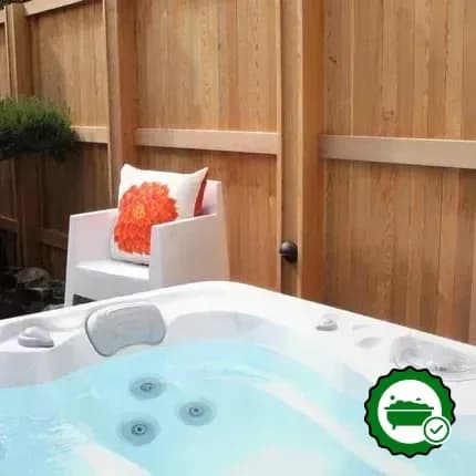 Private outdoor hot tub