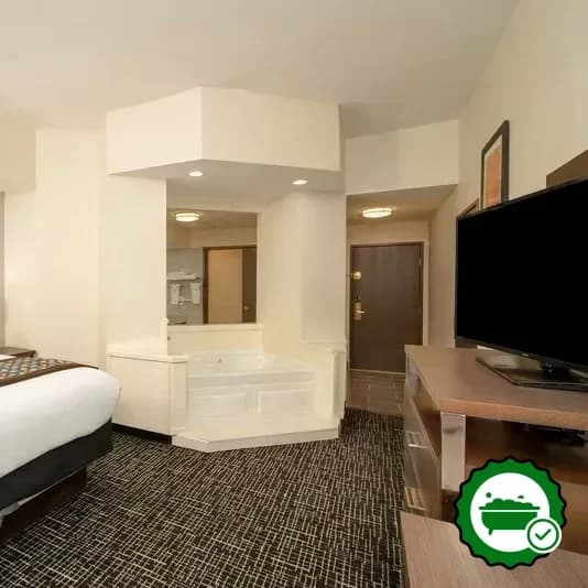 Private in-room hot tub